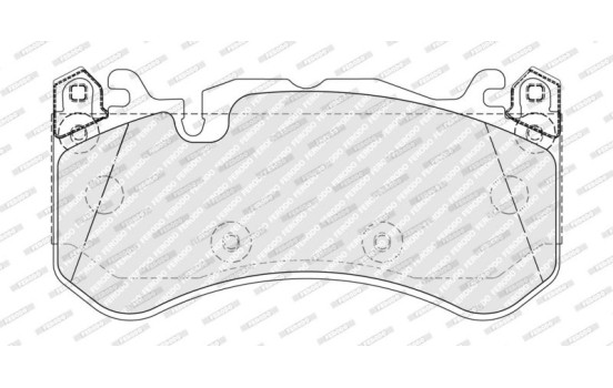 Brake pad set, disc brake FDB5381 Ferodo, Image 2