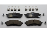 Brake pad set, disc brake FDB5390 Ferodo