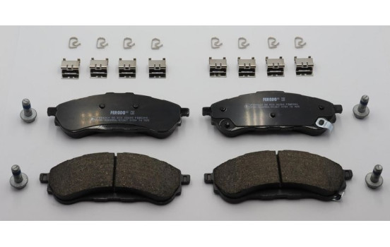 Brake pad set, disc brake FDB5390 Ferodo