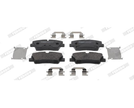 Brake pad set, disc brake FDB5391 Ferodo
