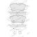 Brake pad set, disc brake FDB5391 Ferodo, Thumbnail 2