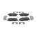 Brake pad set, disc brake FDB5397 Ferodo
