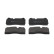 Brake pad set, disc brake FDB5402 Ferodo