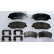 Brake pad set, disc brake FDB5403 Ferodo