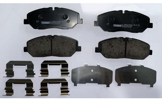 Brake pad set, disc brake FDB5403 Ferodo
