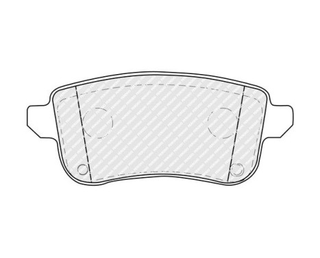 Brake pad set, disc brake FDB5404 Ferodo, Image 2