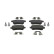 Brake pad set, disc brake FDB5404 Ferodo