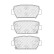 Brake pad set, disc brake FDB5406 Ferodo