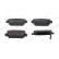 Brake pad set, disc brake FDB5406 Ferodo, Thumbnail 3