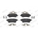 Brake pad set, disc brake FDB5410 Ferodo