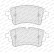 Brake pad set, disc brake FDB5410 Ferodo, Thumbnail 2