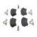 Brake pad set, disc brake FDB5410 Ferodo, Thumbnail 3