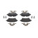 Brake pad set, disc brake FDB5410 Ferodo, Thumbnail 4