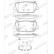 Brake pad set, disc brake FDB5411 Ferodo, Thumbnail 2