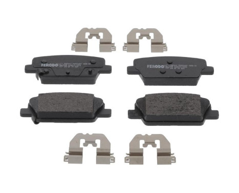 Brake pad set, disc brake FDB5411 Ferodo