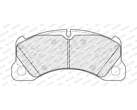 Brake pad set, disc brake FDB5417 Ferodo, Image 4