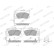 Brake pad set, disc brake FDB5418 Ferodo, Thumbnail 2