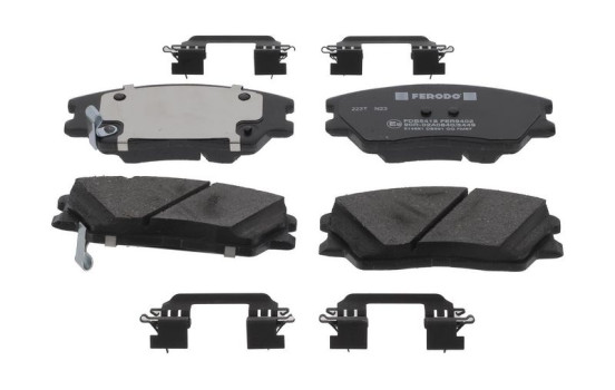 Brake pad set, disc brake FDB5418 Ferodo
