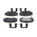 Brake pad set, disc brake FDB5418 Ferodo, Thumbnail 4