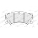 Brake pad set, disc brake FDB5420 Ferodo, Thumbnail 2