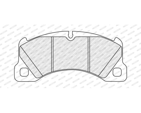 Brake pad set, disc brake FDB5420 Ferodo, Image 2