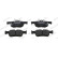 Brake pad set, disc brake FDB5421 Ferodo