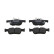 Brake pad set, disc brake FDB5421 Ferodo