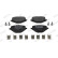 Brake pad set, disc brake FDB5422 Ferodo