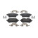Brake pad set, disc brake FDB5431 Ferodo