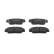 Brake pad set, disc brake FDB5432 Ferodo