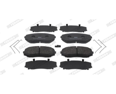 Brake pad set, disc brake FDB5433 Ferodo