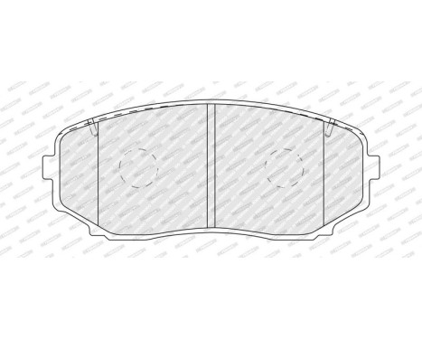 Brake pad set, disc brake FDB5433 Ferodo, Image 3