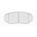 Brake pad set, disc brake FDB5433 Ferodo, Thumbnail 3