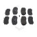 Brake pad set, disc brake FDB5433 Ferodo, Thumbnail 4