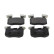 Brake pad set, disc brake FDB5441 Ferodo