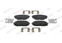 Brake pad set, disc brake FDB5445 Ferodo
