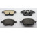 Brake pad set, disc brake FDB5448 Ferodo
