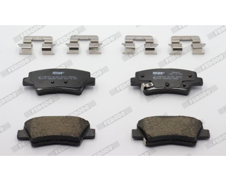 Brake pad set, disc brake FDB5450 Ferodo, Image 3