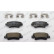 Brake pad set, disc brake FDB5450 Ferodo, Thumbnail 3