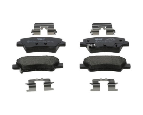 Brake pad set, disc brake FDB5450 Ferodo