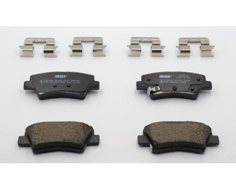 Brake pad set, disc brake FDB5450 Ferodo, Image 2