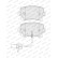Brake pad set, disc brake FDB5451 Ferodo, Thumbnail 2