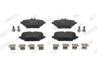 Brake pad set, disc brake FDB5453 Ferodo