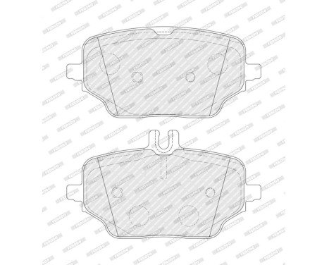 Brake pad set, disc brake FDB5453 Ferodo, Image 3