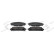 Brake pad set, disc brake FDB5464 Ferodo, Thumbnail 3