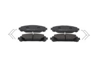 Brake pad set, disc brake FDB5464 Ferodo