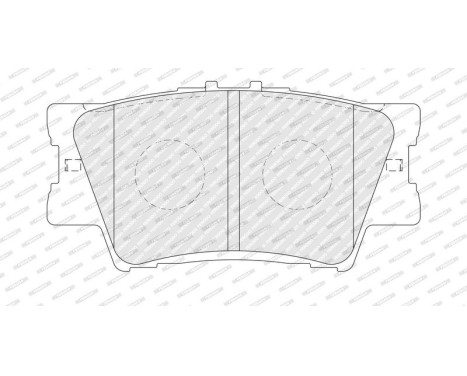 Brake pad set, disc brake FDB5469 Ferodo, Image 3