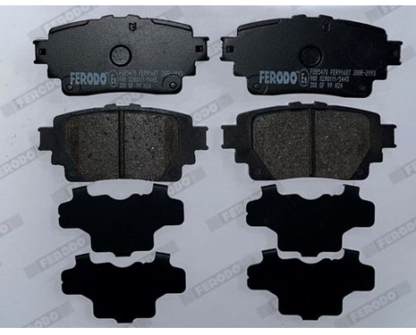 Brake pad set, disc brake FDB5470 Ferodo, Image 3