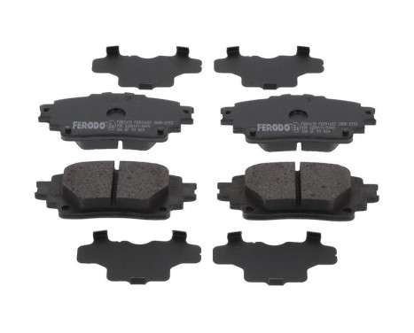 Brake pad set, disc brake FDB5470 Ferodo