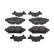 Brake pad set, disc brake FDB5470 Ferodo